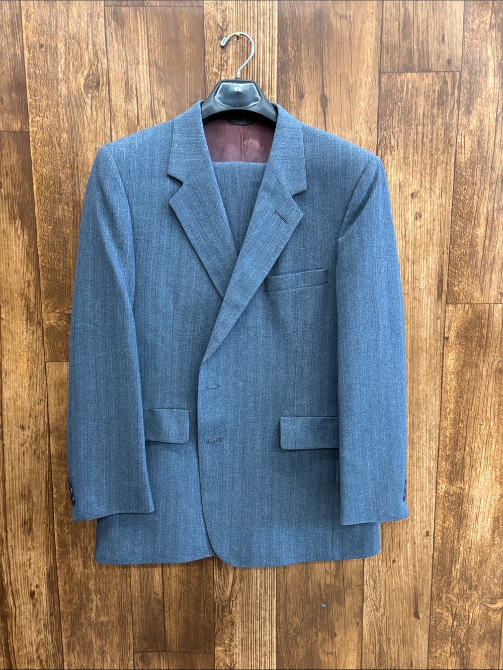 Levi Strauss & CO Men's Tailored Gray Coat - Classic Notch Lapel